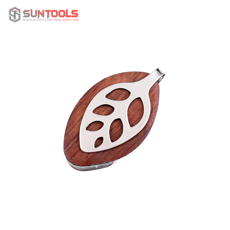 Wood Handle Mini Multi Knife