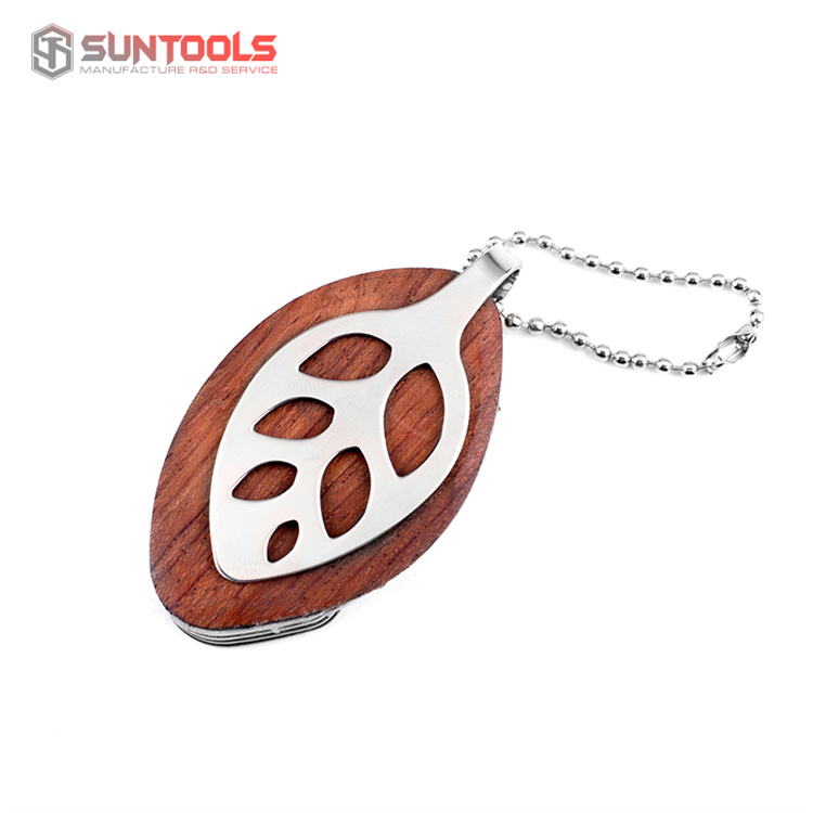 Wood Handle Mini Multi Knife